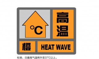 高温橙色预警有什么用 高温橙色预警和高温红色预警