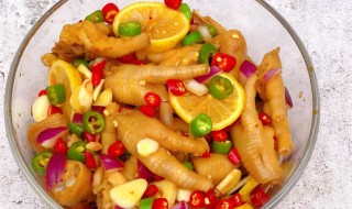 柠檬鸡爪要切开吗 柠檬鸡爪要切开吗