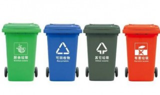 垃圾分类颜色标识（垃圾分类颜色标识图片）