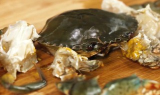青蟹的清理方法 青蟹的清理方法视频