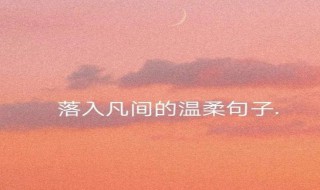 安静唯美有哲理的句子 心静唯美有哲理的句子