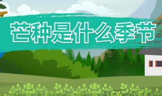 芒种属于哪个季节的节气（芒种属于哪个季节的节气呢）