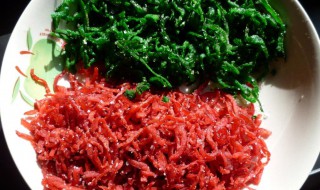 青红丝的原材料是什么 青红丝的原材料是什么