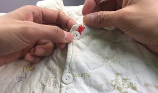 纽扣怎么缝 大衣纽扣怎么缝