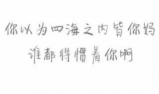 人不能惯着霸气的句子 人不能惯着霸气的句子 人不能惯着越是惯着越上脸说