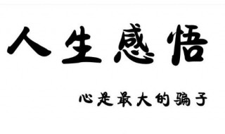 人生感悟经典格言 人生感悟经典格言简短