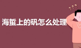 海蜇上的矾怎么处理（海蜇处理的几道矾）