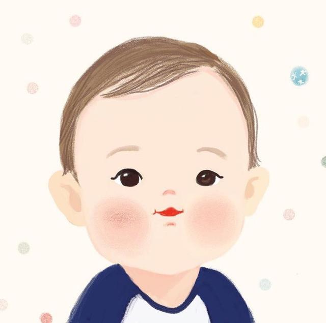 小孩的头像一对情侣