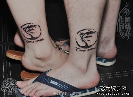 情侣纹身英文字母设计