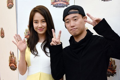 哈哈和宋智孝情侣特辑，bigbang来参加runningman,g