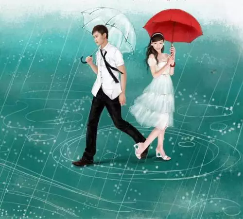 雨中情侣图片唯美:哪里有雨中情侣图片