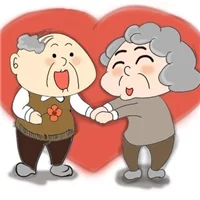 情侣头像老头老太