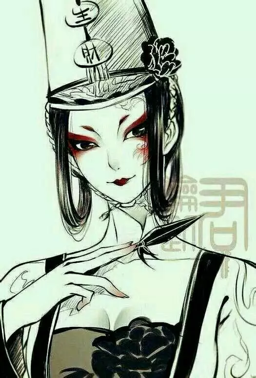 黑白无常情侣头像两张