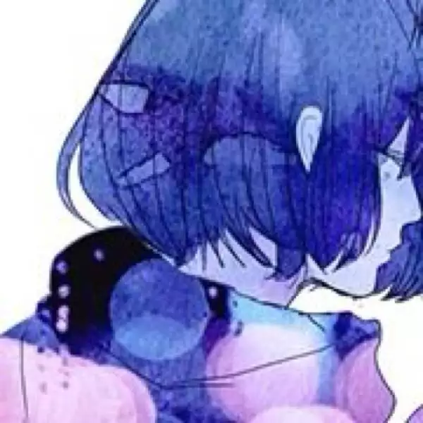 蓝色背景的情侣头像:有没有人有qq男生头像,侧身仰望的那种!