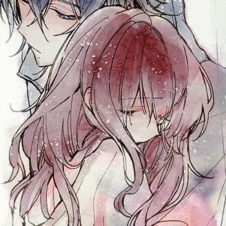 伤感的情侣头像，求两女一男的动漫情侣头像