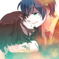二次元情侣接吻图片:动漫男女接吻图片,求嘴唇部分