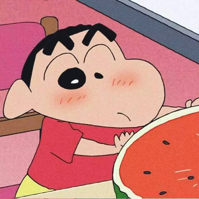 蜡笔小新小丸子情侣头像