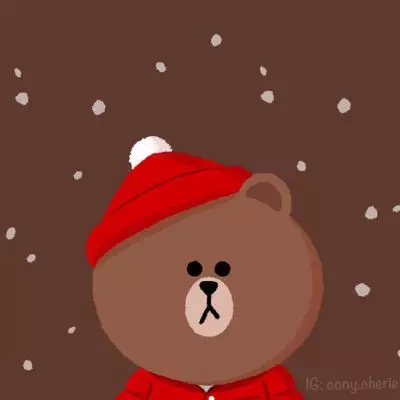 韩国布朗熊情侣头像