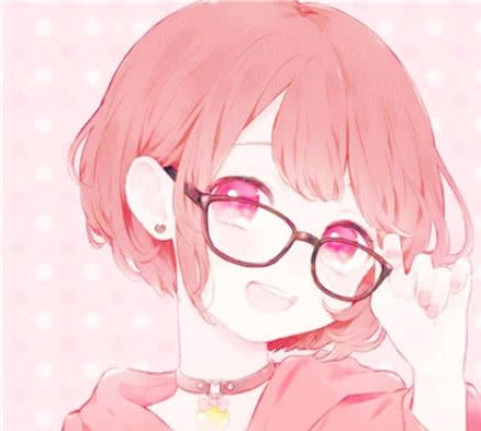 情侣头像粉色一男一女