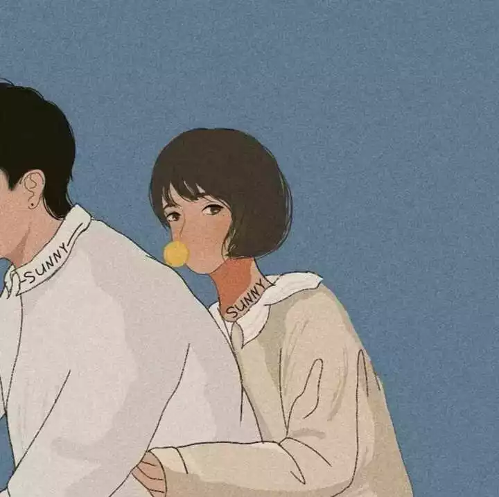 2、成熟一点的情侣头像:成熟的男女情侣头像