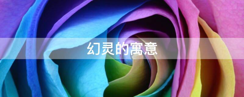 幻灵的寓意 灵的寓意和象征
