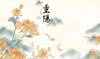 九九重阳节祝福（九月九重阳节）