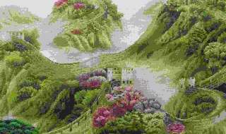 十字绣客厅挂画（十字绣客厅挂画怎么挂）