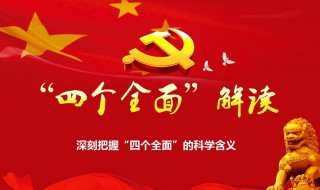 四个全面是什么 四个全面是什么关系